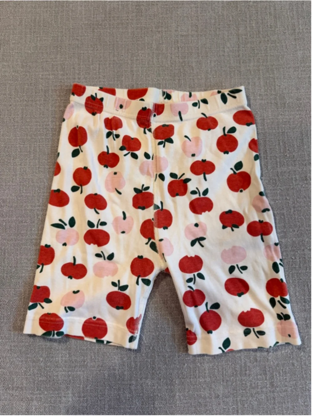 Hanna Andersson Apple of My Eye Organic Cotton shorts Pajama Set girls size 10